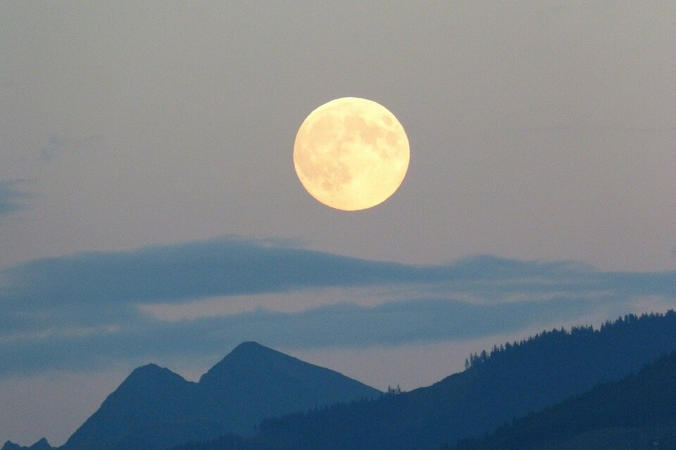 La Superluna de Ciervo alcanzará el máximo nivel de luminosidad en todo el año. Foto: Pixabay