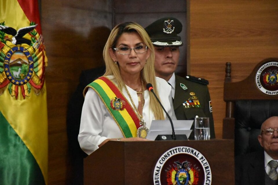 Jeanine Áñez. Foto: Asamblea Legislativa Plurinacional