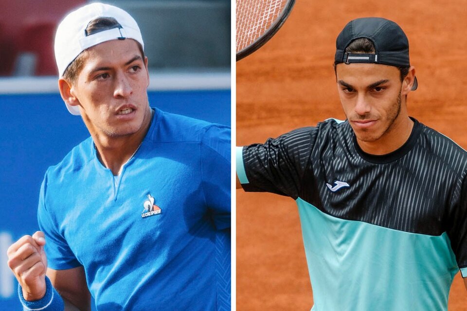 Báez y Cerúndolo, protagonistas de la final argentina en el ATP de Suecia. (Fuente: @NordeaOpen)