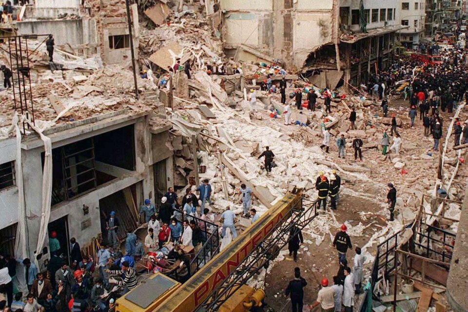El atentado contra la AMIA visto 28 años después. (Fuente: NA)