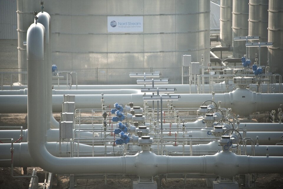 El gasoducto North Stream I, cerrado desde la semana pasada. (Fuente: AFP)