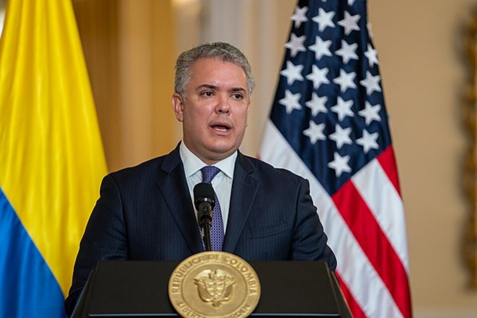 Presidente de Colombia, Iván Duque. Fuente: Wikimedia Commons.
