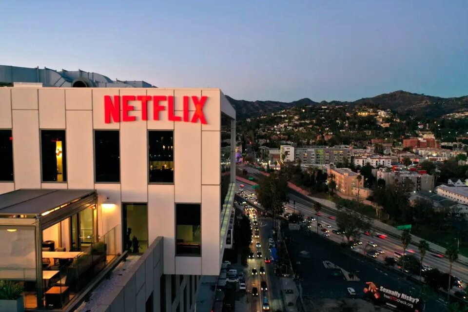 Cuartel general de Netflix en las colinas de Hollywood.  (Fuente: AFP)