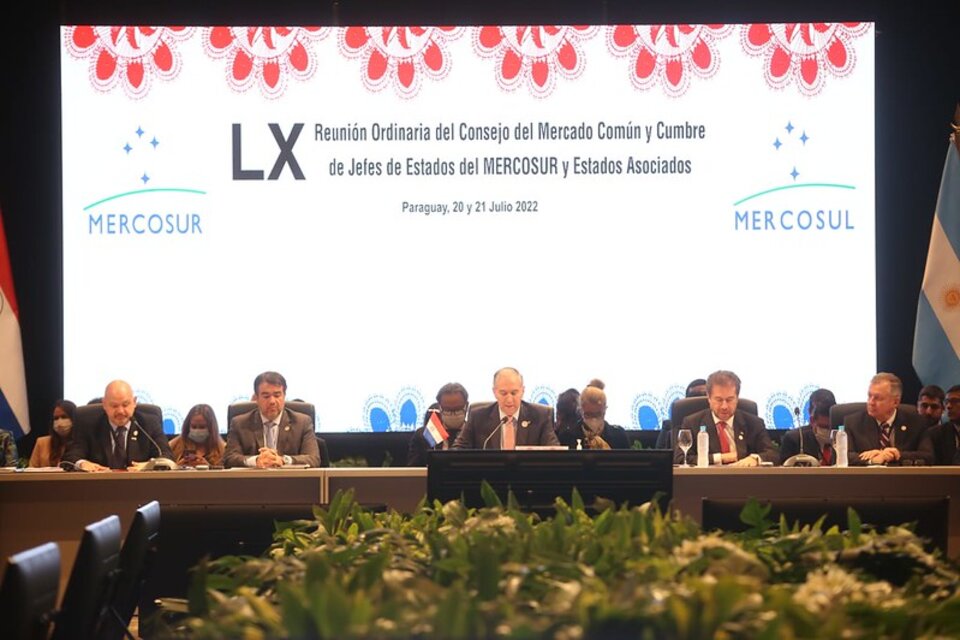 Reunión del Consejo Mercado Común del Mercosur. Fuente: Ministerio de Relaciones Exteriores de Paraguay