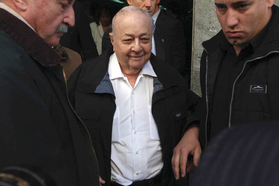 Blaquier, presentándose ante los peritos judiciales, en 2012 (Fuente: Enrique García Medina)
