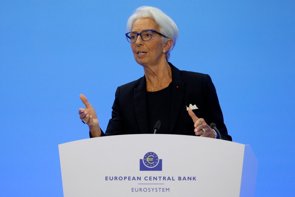 Christine Lagarde, presidenta del Banco Central Europeo (Fuente: EFE)
