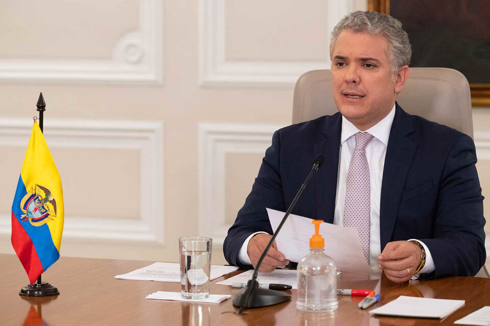 Presidente de Colombia, Iván Duque. Fuente: Efraín Herrera, Presidencia
