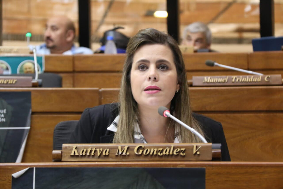 Diputada Kattya González / Cámara de Diputados de Paraguay