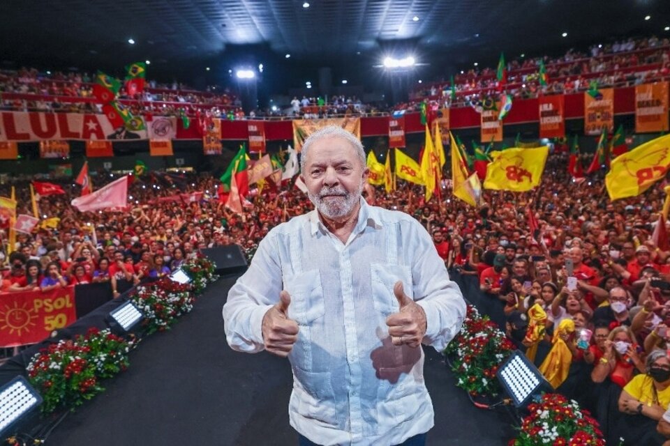 Lula en un acto partidario este domingo 24  / Ricardo Stuckert, Facebook de Lula 