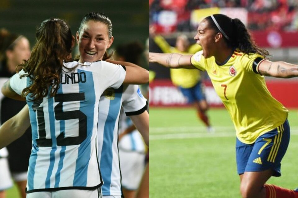 Argentina y Colombia se enfrentarán en una de las semifinales de la Copa América femenina 2022. 
