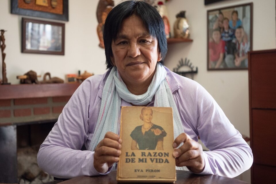 Peronista desde los 16 años, la líder de la Túpac Amaru recibe a Página12 en su prisión domiciliaria.  (Fuente: Gentileza Blas Moreau)