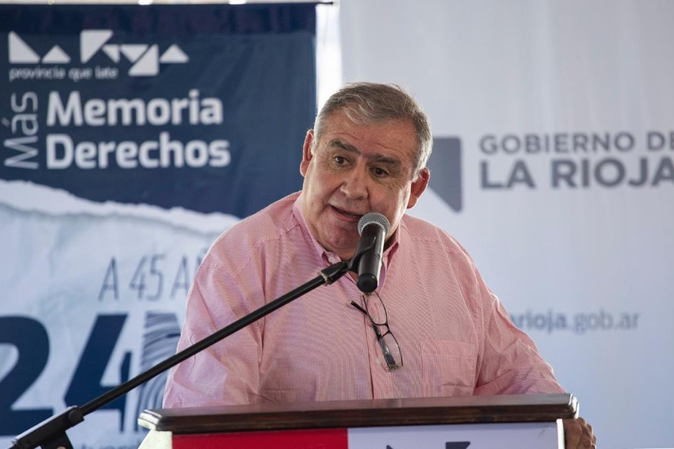 Délfor Brizuela, Secretario de Derechos Humanos de La Rioja. 