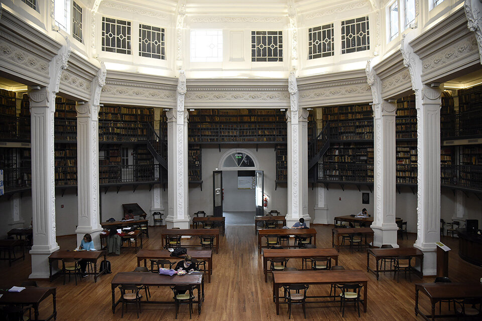 La Biblioteca Argentina se inauguró el 24 de julio de 1912.  (Fuente: Andres Macera)