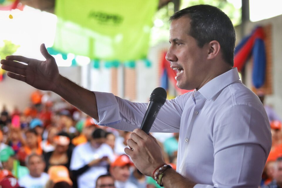 Acto político en Caracas, el 9 de julio /  Twitter de Juan Guaidó