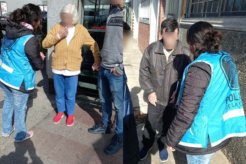 La mujer de 81 años y el hombre de 69 robaron las llaves del geriátrico y se fueron, dejando encerrados al resto de los residentes y a los empleados del lugar.(Foto: Policía de la Ciudad)