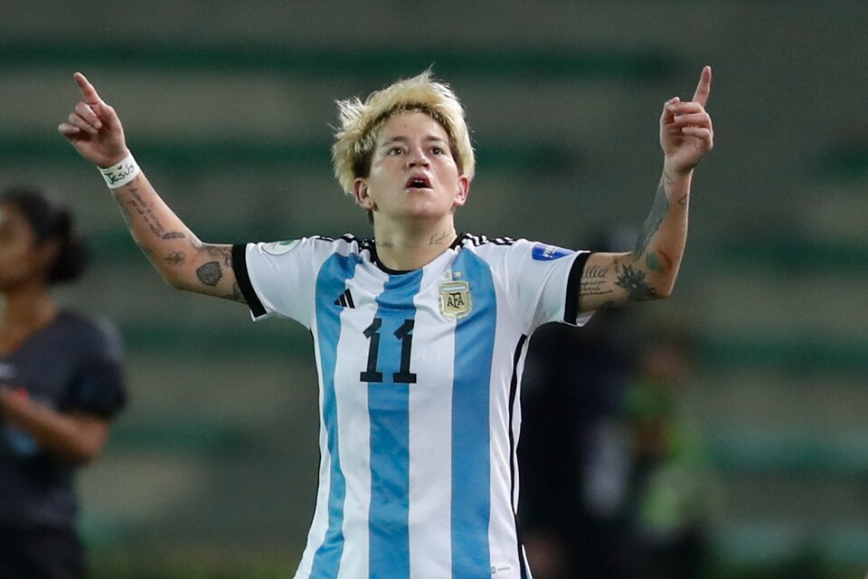 Lo de Yamila Rodríguez fue notable: promedio de un gol por partido (Fuente: EFE)