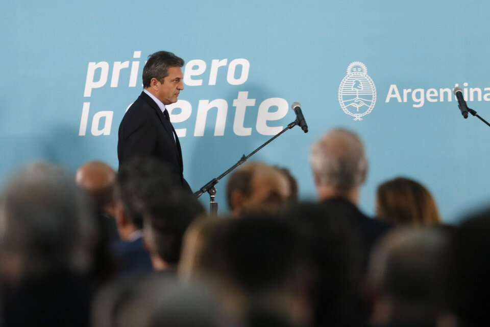 Sergio Massa asume nombrado por el presidente Alberto Fernández (Fuente: Leandro Teysseire)