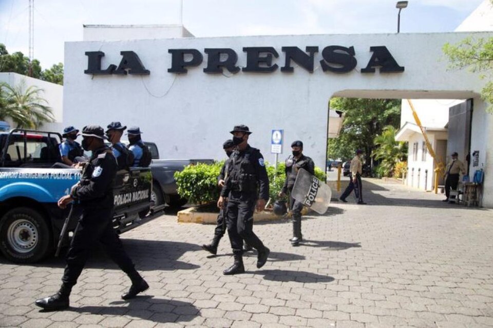 Sede del diario La Prensa, en Managua / Twitter del diario