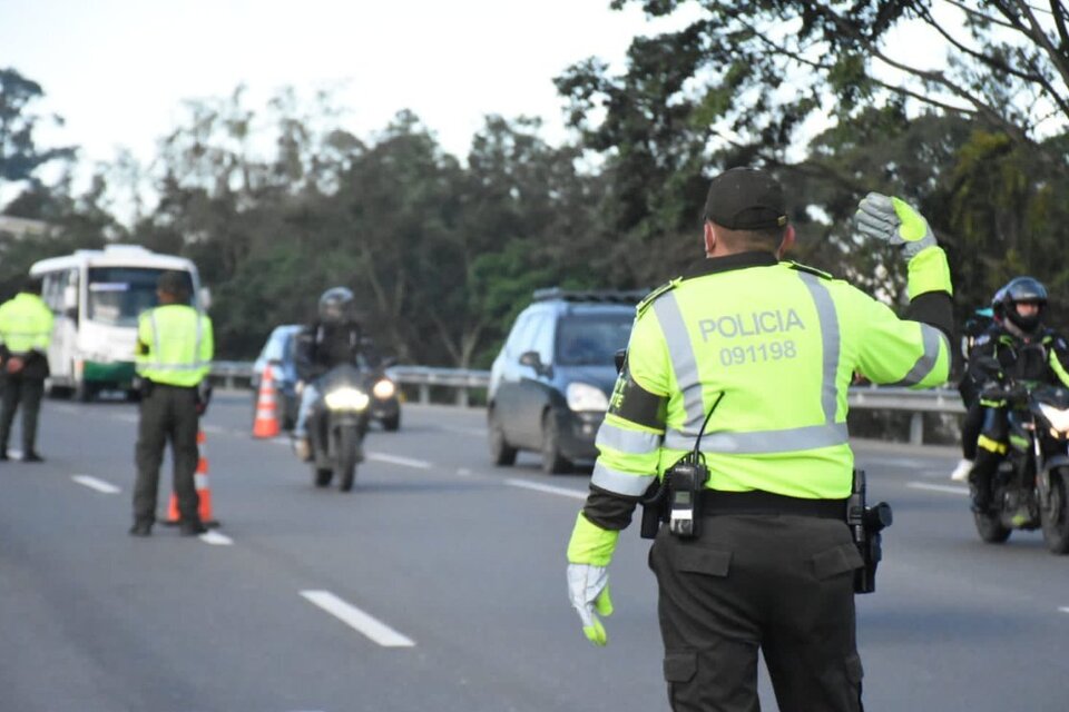 Policías de Colombia en las calles / Twitter de la Policía de Colombia