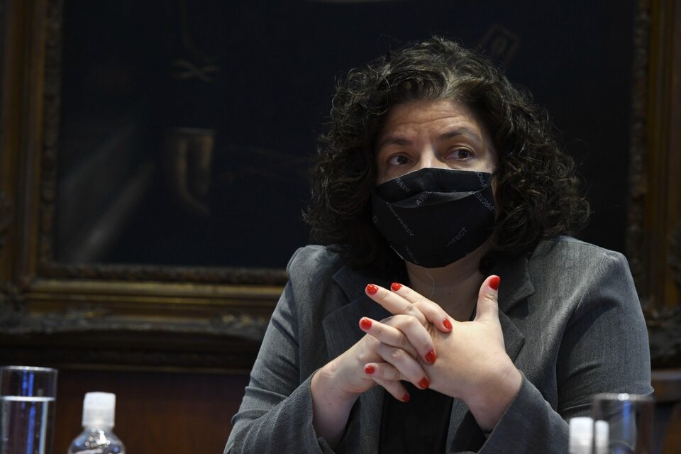 Carla Vizzotti, ministra de Salud.   (Fuente: Télam)