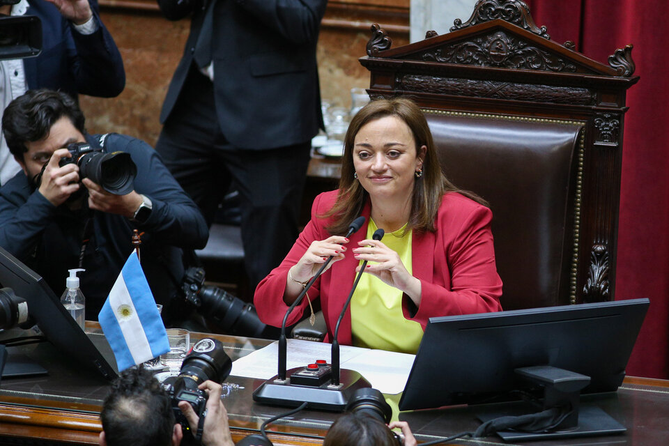 Cecilia Moreau es la primera mujer en presidir la Cámara baja. 