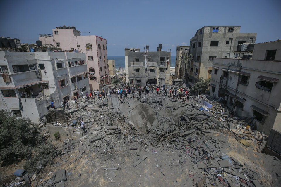 Gaza, tras los ataques israelíes de las últimas horas.  (Fuente: EFE)
