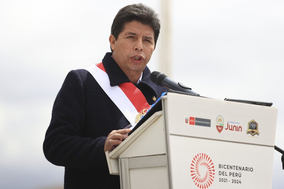 El presidente de Perú, Pedro Castillo / Prensa Presidencia