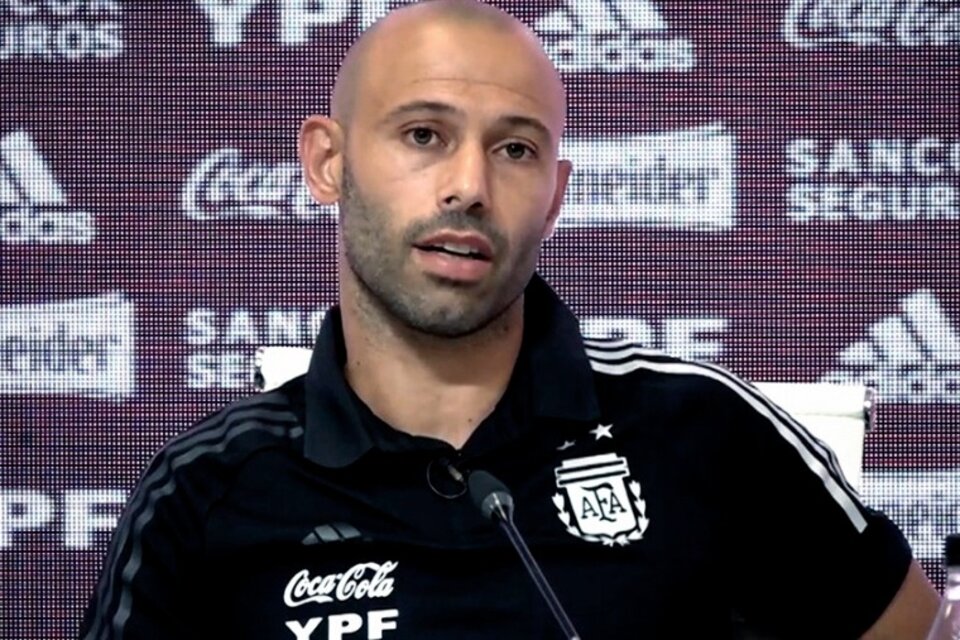 Javier Mascherano, DT de la Selección Sub-20 (Fuente: Télam)