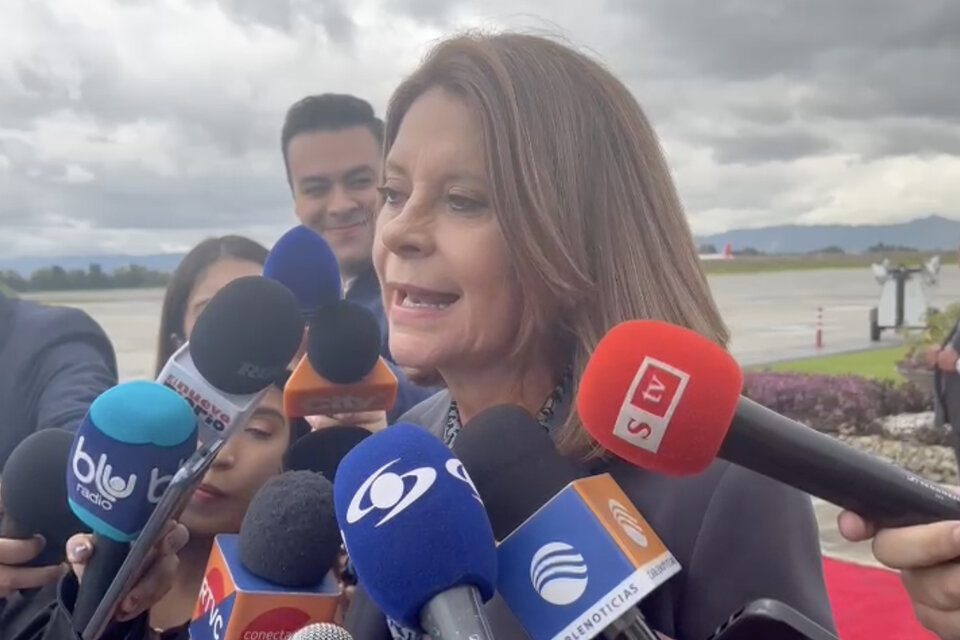 La vicepresidenta y canciller saliente de Colombia, Marta Lucía Ramírez / captura video