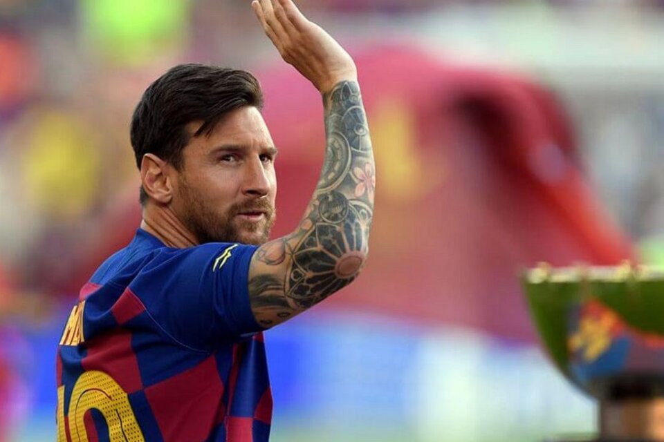 Por el momento, la imagen de Messi con la camiseta de Barcelona sigue siendo parte del pasado