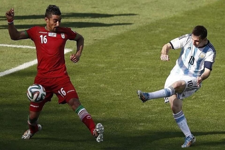 El de Messi contra Irán en Brasil 2014 es uno de los tantos icónicos que revisa el podcast 22 goles, a pura manija para Qatar