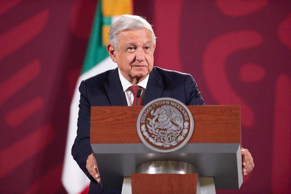 López Obrador en conferencia de prensa / Presidencia de México