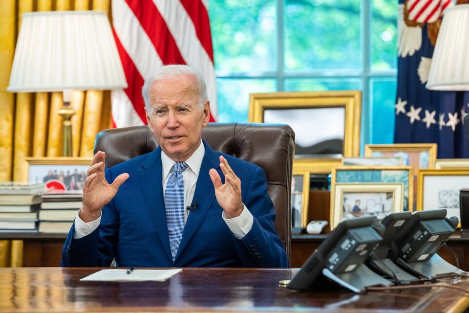 Joe Biden en su despacho, este 9 de agosto / Facebook de Joe Biden