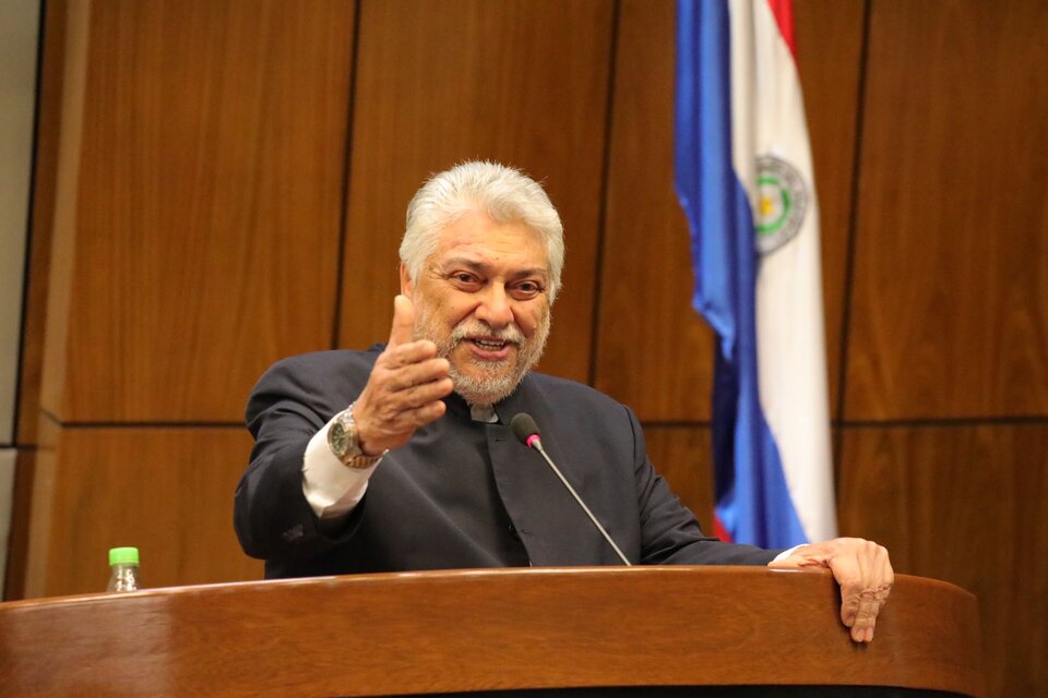 El expresidente y senador Fernando Lugo / Senado de Paraguay