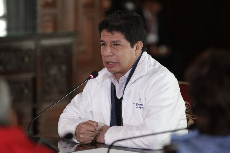 El presidente de Perú, Pedro Castillo / Presidencia de Perú