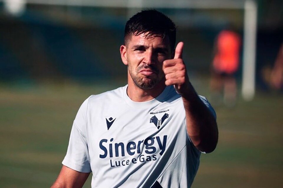 El ex River Giovanni Simeone (Fuente: Twitter)