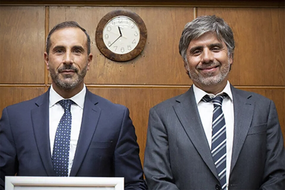 Los jueces Jorge Gorini y Rodrigo Giménez Uriburu se reunieron en 2018 con la entonces ministra Patricia Bullrich.