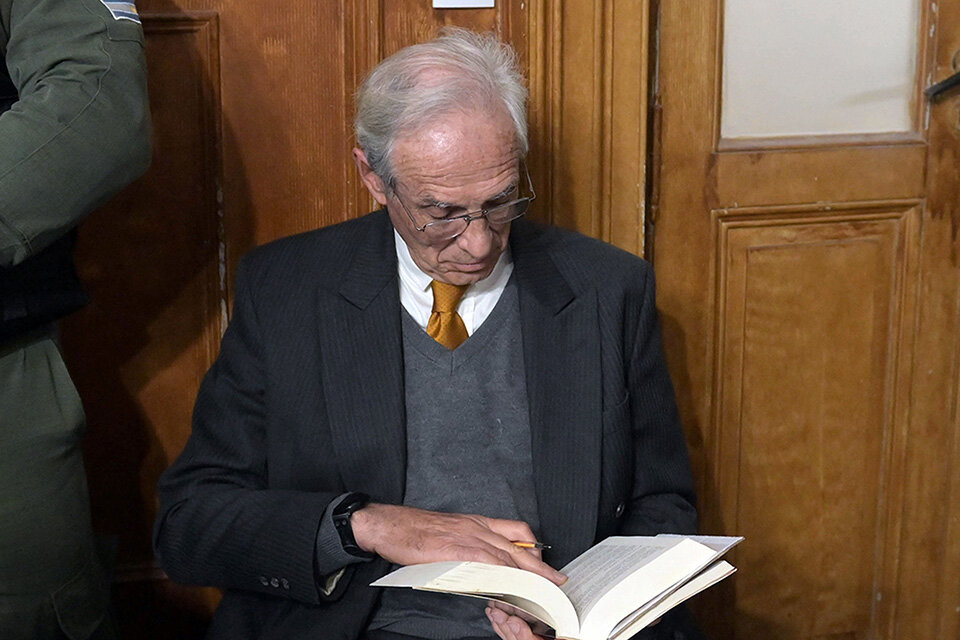 Juan Daniel Amelong durante una audiencia de juicio. (Fuente: Sebastián Granata)