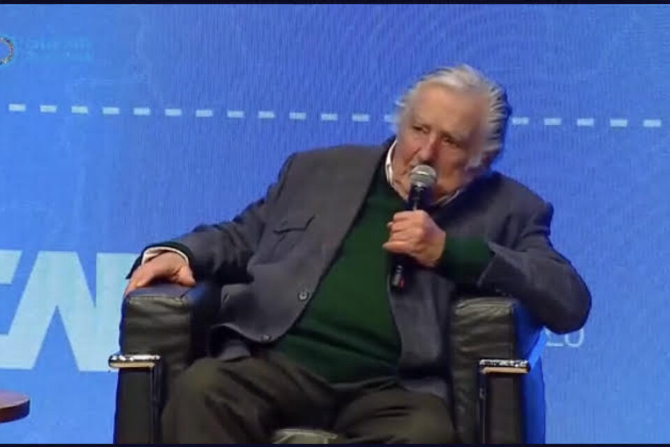 José Mujica en Buenos Aires este jueves / Captura de video
