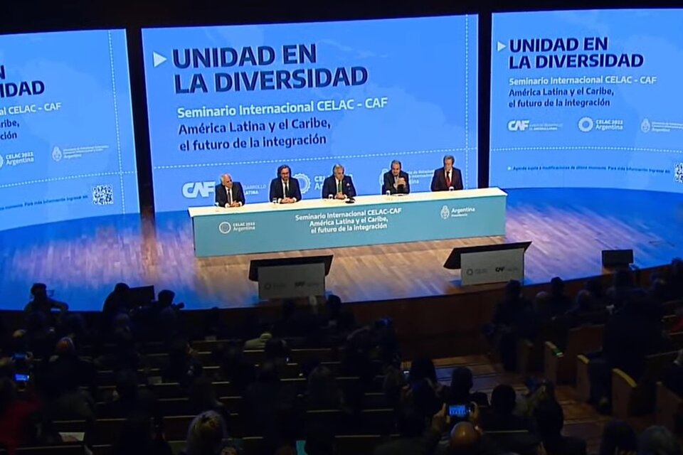 Evento de cierre del seminario “Unidad en la diversidad, América Latina y el Caribe, el futuro de la integración” / Captura de video  