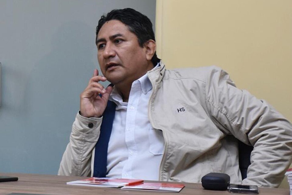 Vladimir Cerrón, secretario general del partido Perú Libre.