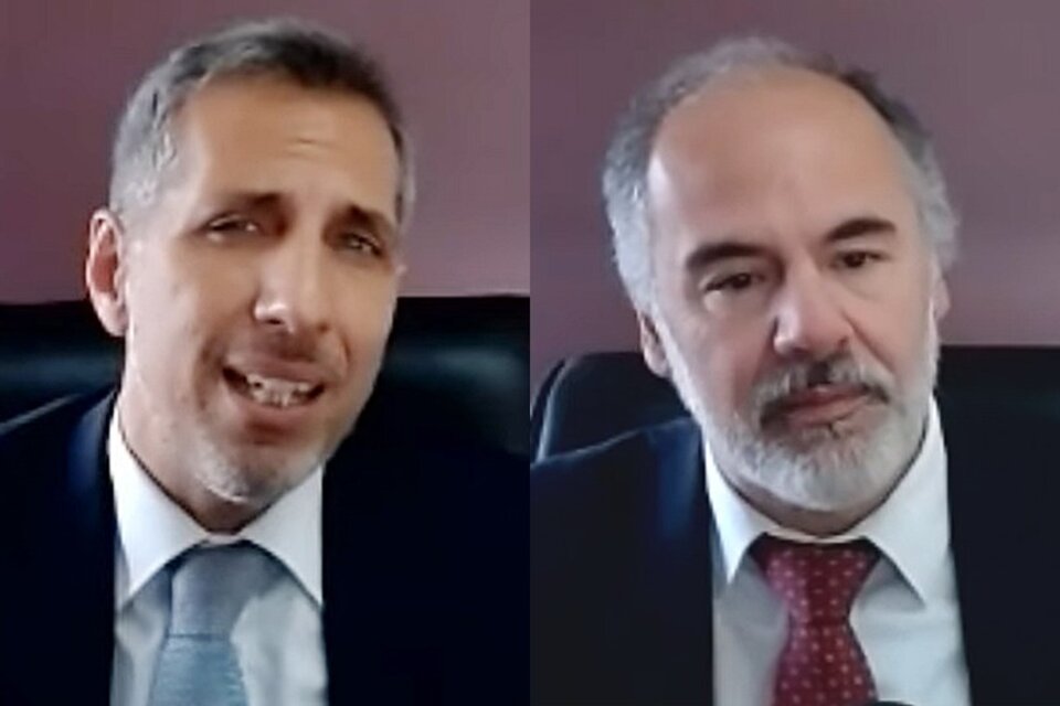 Los fiscales Diego Luciani y Sergio Mola. (Fuente: Télam)