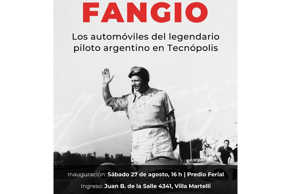 Fangio en Tecnópolis: los automóviles del legendario piloto argentino