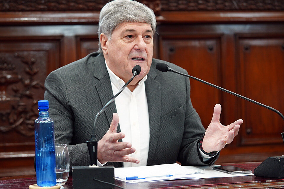 Luis Rubeo, presidente de la Comisión de Seguimiento de Vicentin. (Fuente: Prensa Cámara de Diputados)