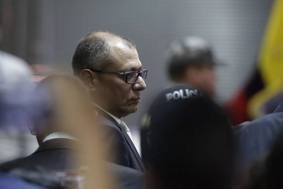 Jorge Glas denunció torentos y se declara un preso político.