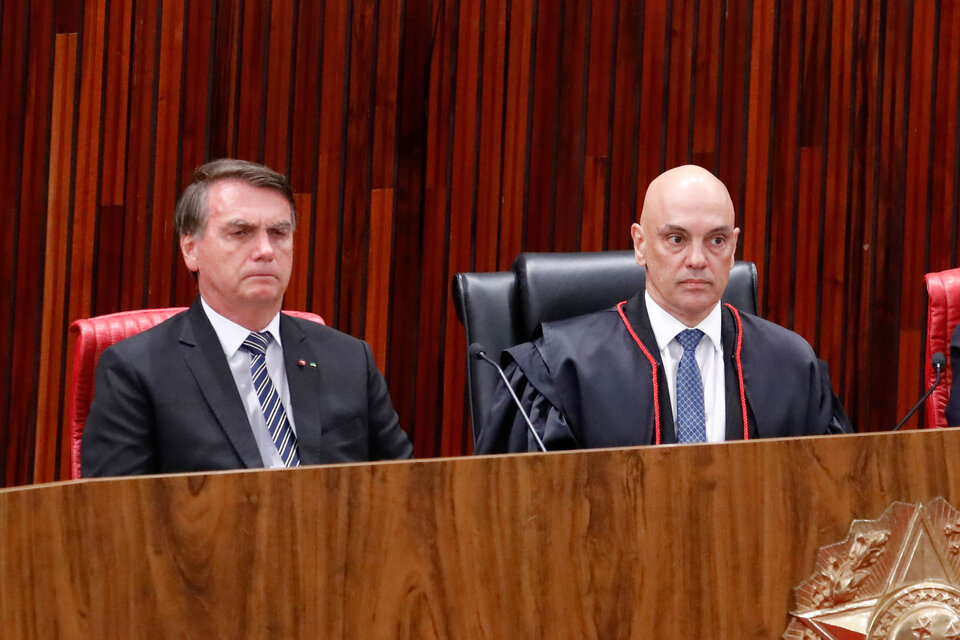 El presidente de Brasil, Jair Bolsonaro y el ministro del Supremo Tribunal Federal, Alexandre de Moraes / Planalto