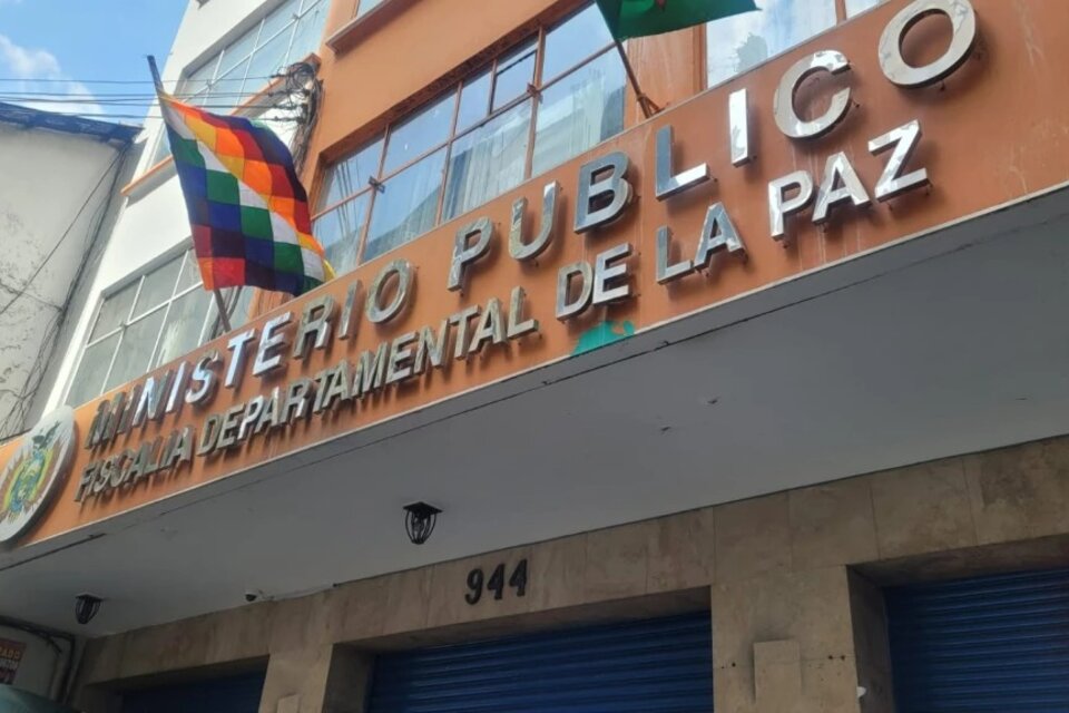 Fachada del Ministero Público de La Paz / Sitio web de la Fiscalía de Bolivia