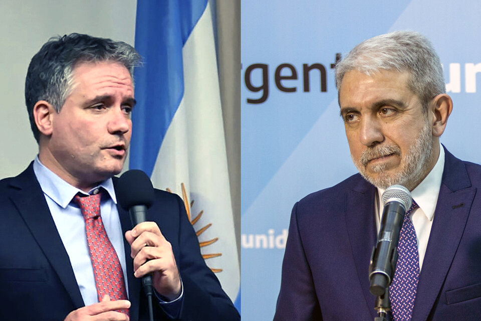 Marcelo D'Alessandor y Aníbal Fernández, los encargados de la seguridad en CABA y la Nación.