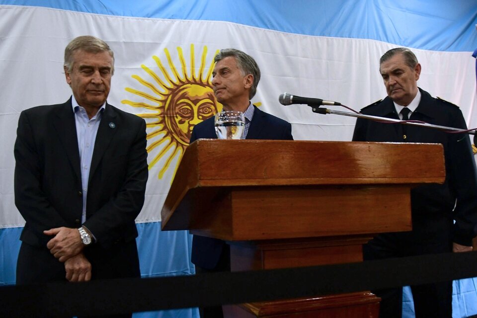 Mauricio Macri, al igual que Oscar Aguad y otros exfuncionarios, está imputado por el envío de armas para apoyar el golpe de Estado a Evo Morales.  (Fuente: Télam)