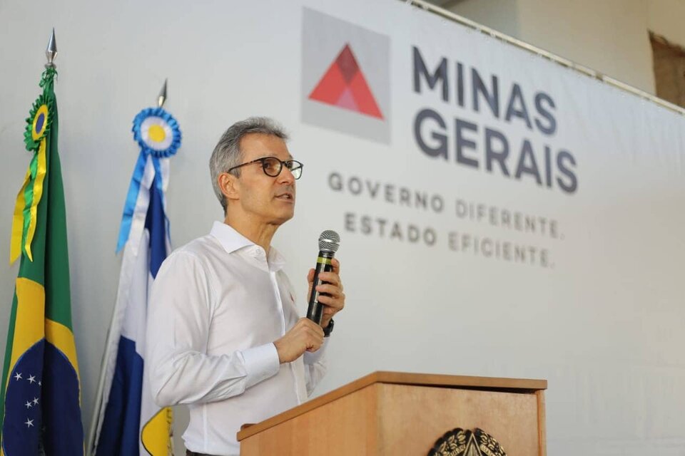 El gobernador de Minas Gerais y candidato a la reelección, Romeu Zema / Twitter Romeu Zuma